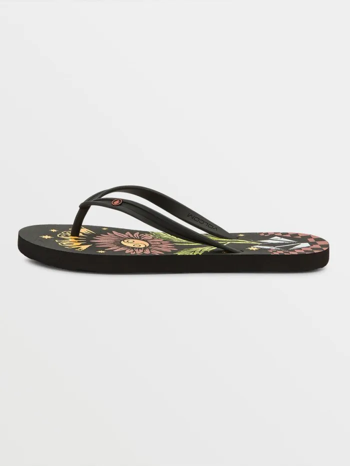 Rocking Sandals 8211 Vintage Black Womens Volcom Sandals