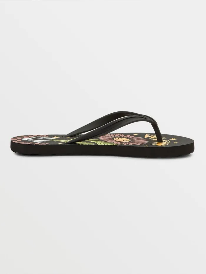Rocking Sandals 8211 Vintage Black Womens Volcom Sandals