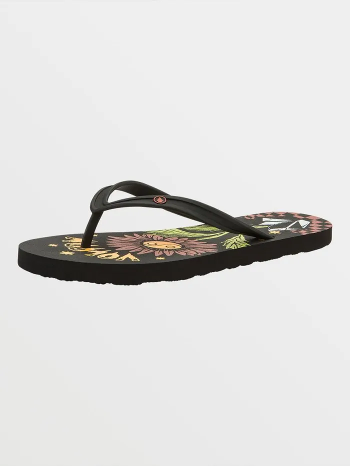 Rocking Sandals 8211 Vintage Black Womens Volcom Sandals