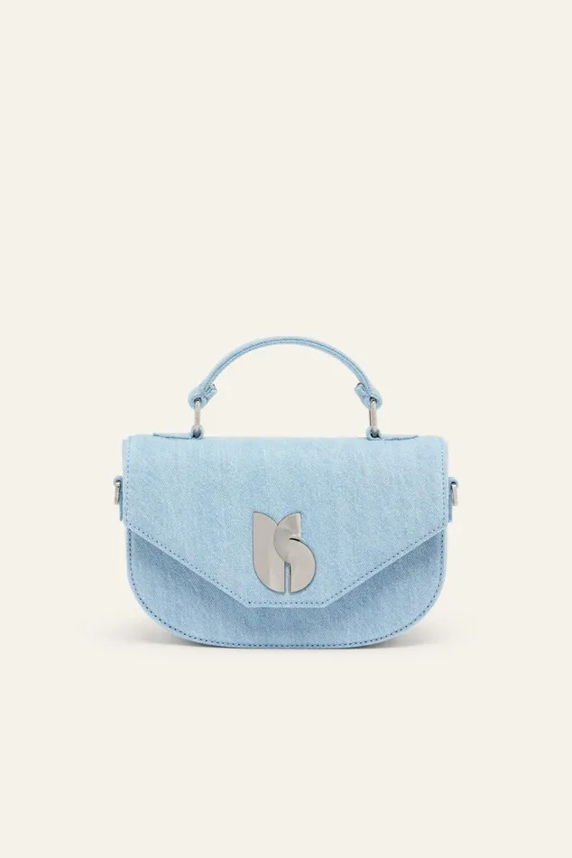 RoundShaped Bag Sign Blue Women Baandsh Bags