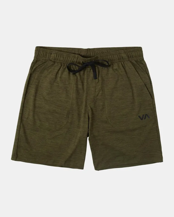 RVCA Athletic Shorts CAble Elastic Walkshorts 17034 Olive 8211 Men