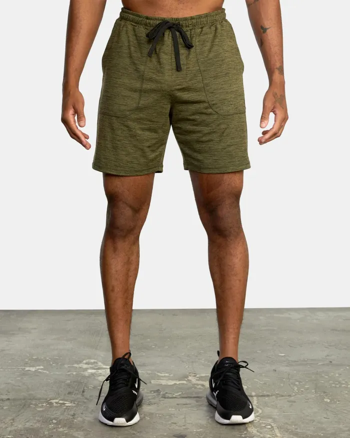 RVCA Athletic Shorts CAble Elastic Walkshorts 17034 Olive 8211 Men