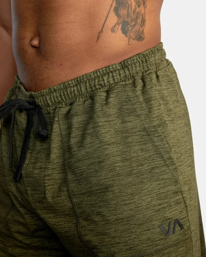 RVCA Athletic Shorts CAble Elastic Walkshorts 17034 Olive 8211 Men