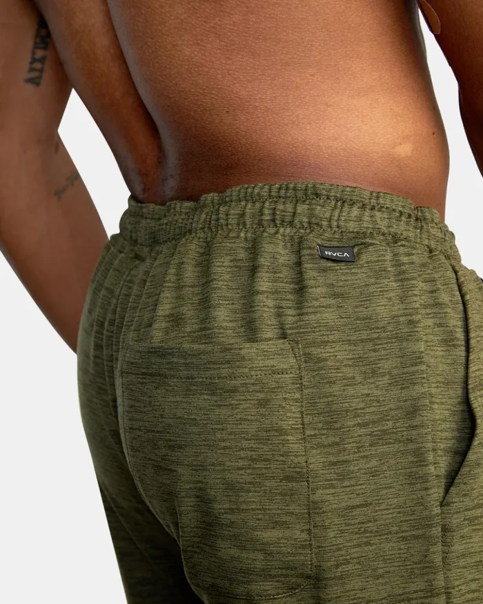 RVCA Athletic Shorts CAble Elastic Walkshorts 17034 Olive 8211 Men