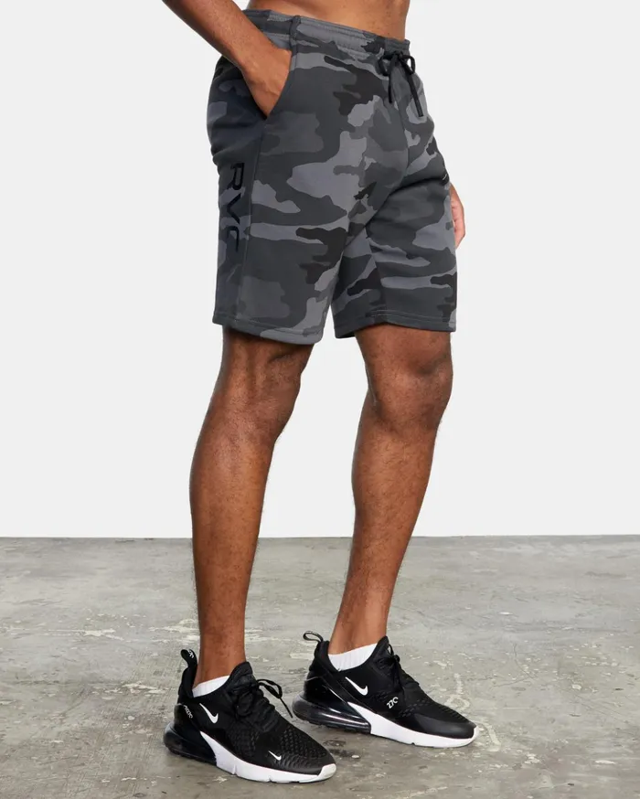 RVCA Athletic Shorts Sport Elastic Waist Walkshorts IV 19034 Camo 8211 Men