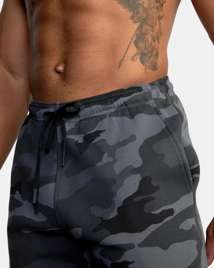 RVCA Athletic Shorts Sport Elastic Waist Walkshorts IV 19034 Camo 8211 Men