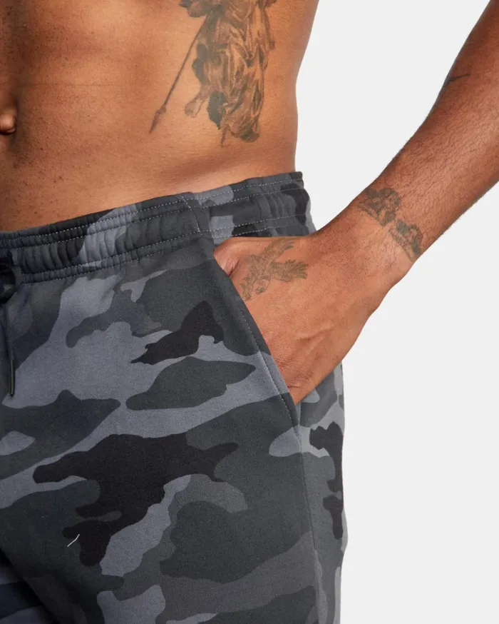 RVCA Athletic Shorts Sport Elastic Waist Walkshorts IV 19034 Camo 8211 Men