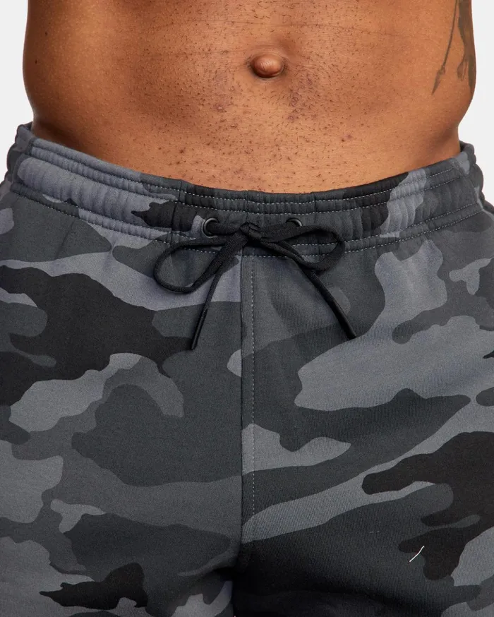 RVCA Athletic Shorts Sport Elastic Waist Walkshorts IV 19034 Camo 8211 Men