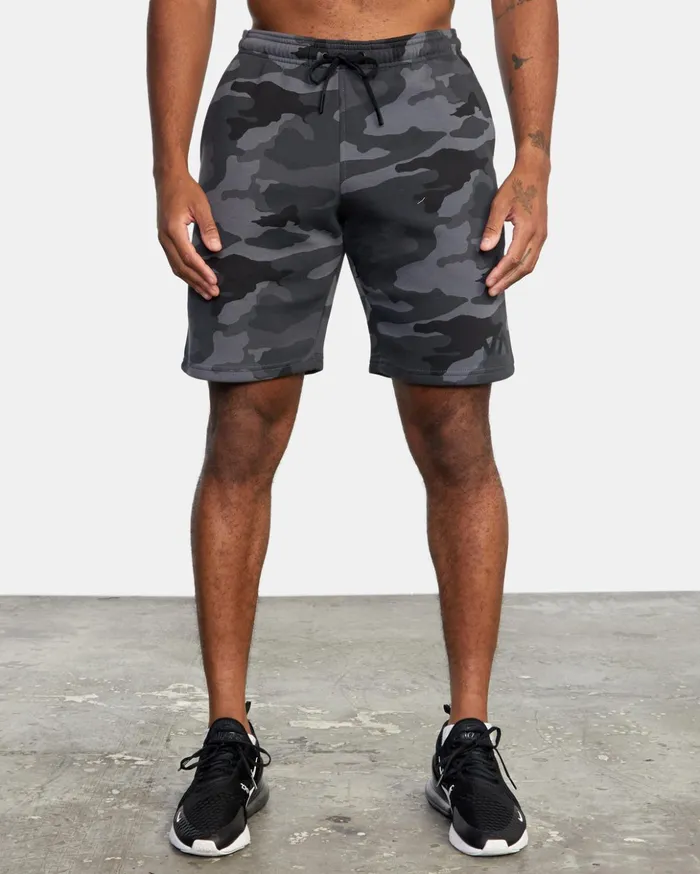RVCA Athletic Shorts Sport Elastic Waist Walkshorts IV 19034 Camo 8211 Men