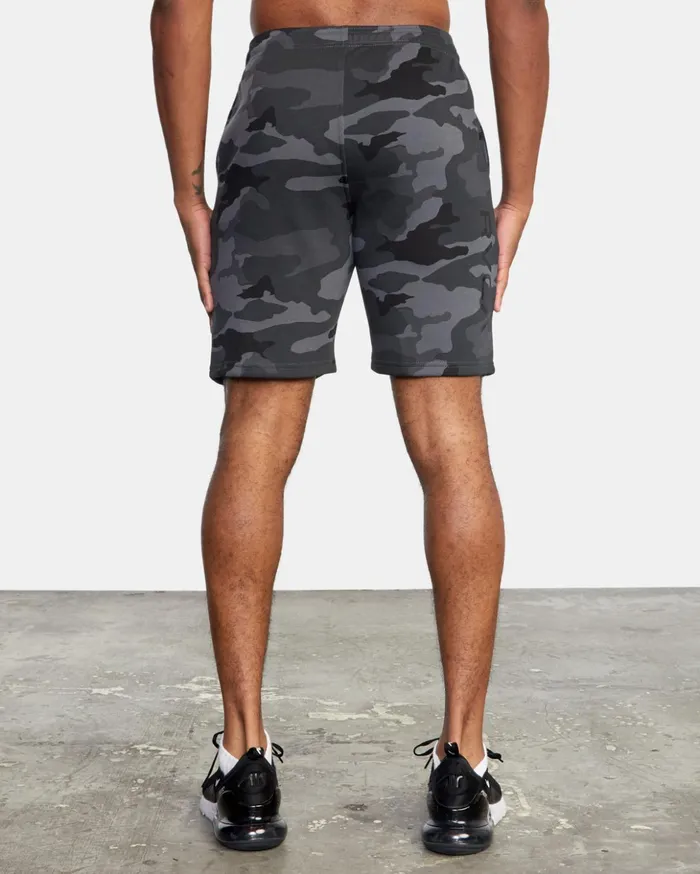 RVCA Athletic Shorts Sport Elastic Waist Walkshorts IV 19034 Camo 8211 Men