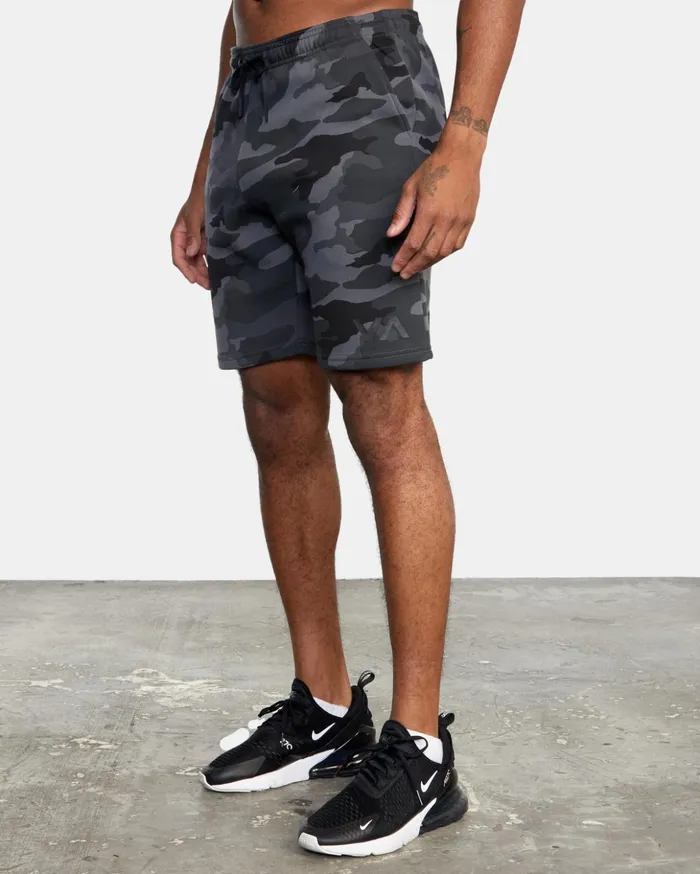 RVCA Athletic Shorts Sport Elastic Waist Walkshorts IV 19034 Camo 8211 Men