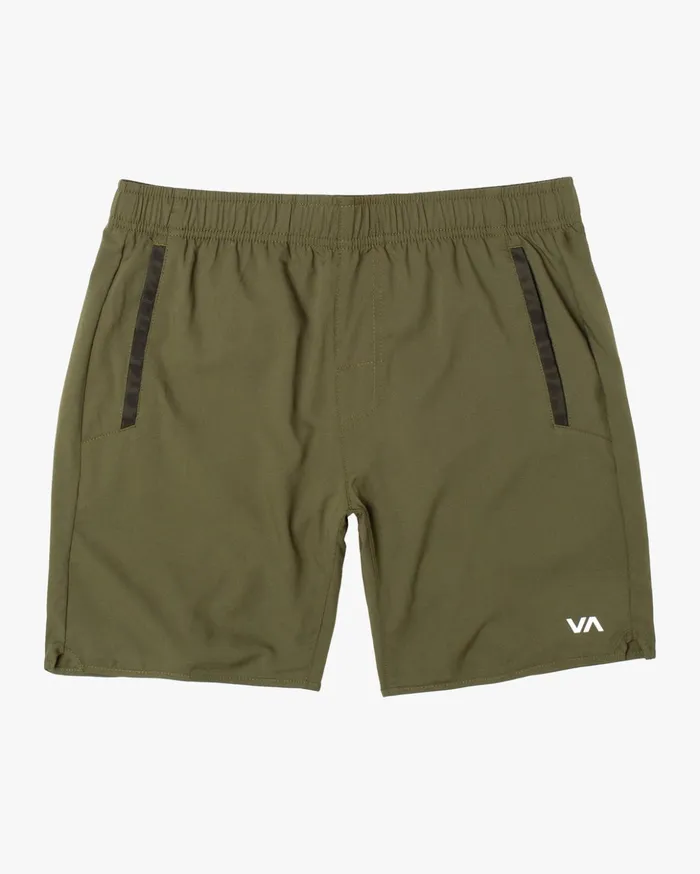 RVCA Athletic Shorts YOGGER IV ATHLETIC SHORTS 17034 Olive 8211 Men