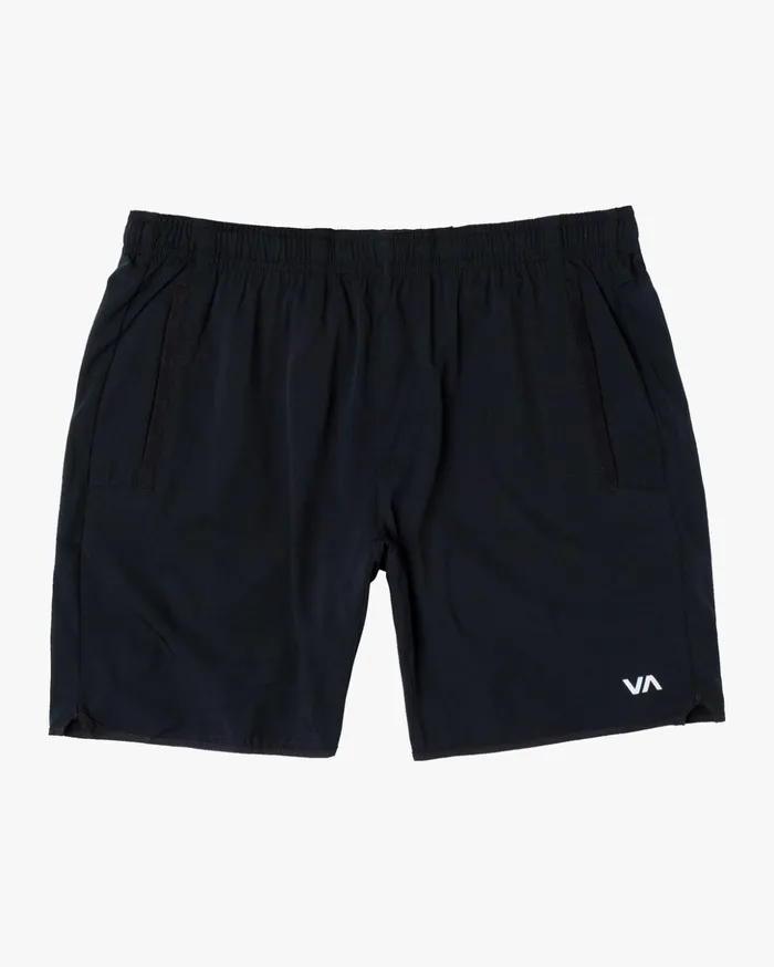 RVCA Athletic Shorts YOGGER STRETCH ATHLETIC SHORTS 17034 Black 8211 Men