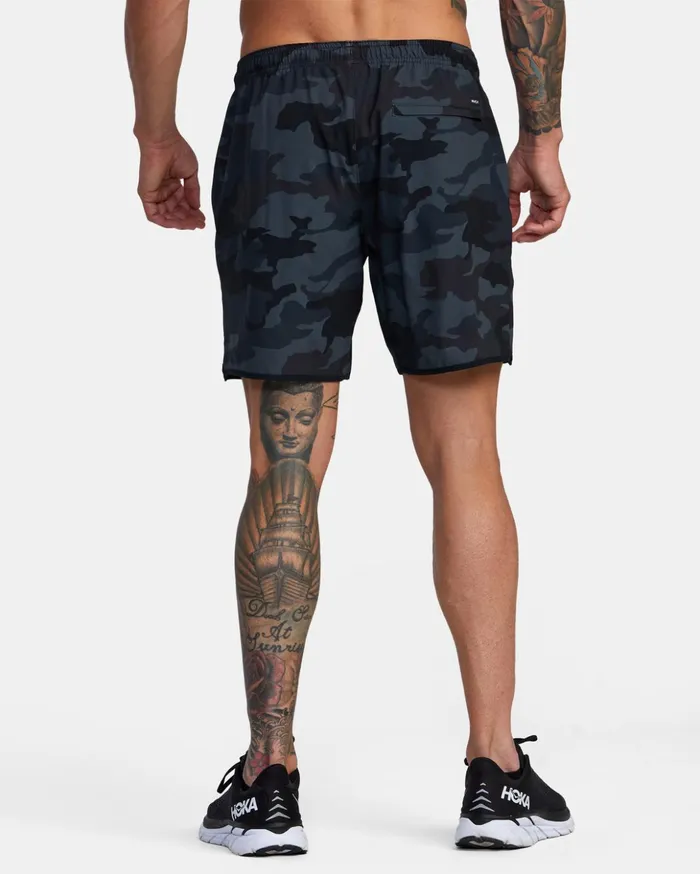 RVCA Athletic Shorts Yogger Stretch Elastic Waist Shorts 17034 Camo 8211 Men RVCA Athletic Shorts Yogger Stretch Elastic Waist Shorts 17034 Camo 8211 Men
