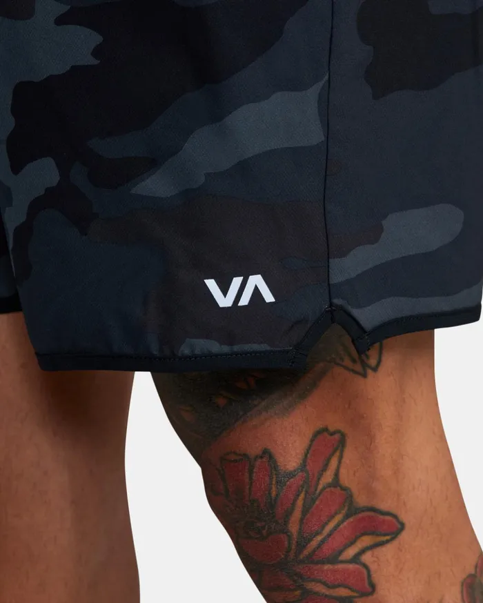 RVCA Athletic Shorts Yogger Stretch Elastic Waist Shorts 17034 Camo 8211 Men RVCA Athletic Shorts Yogger Stretch Elastic Waist Shorts 17034 Camo 8211 Men