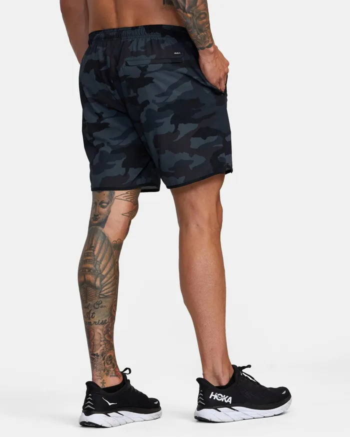 RVCA Athletic Shorts Yogger Stretch Elastic Waist Shorts 17034 Camo 8211 Men RVCA Athletic Shorts Yogger Stretch Elastic Waist Shorts 17034 Camo 8211 Men