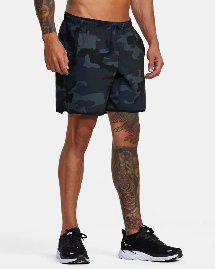 RVCA Athletic Shorts Yogger Stretch Elastic Waist Shorts 17034 Camo 8211 Men RVCA Athletic Shorts Yogger Stretch Elastic Waist Shorts 17034 Camo 8211 Men