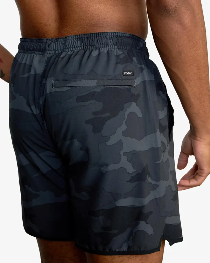RVCA Athletic Shorts Yogger Stretch Elastic Waist Shorts 17034 Camo 8211 Men RVCA Athletic Shorts Yogger Stretch Elastic Waist Shorts 17034 Camo 8211 Men