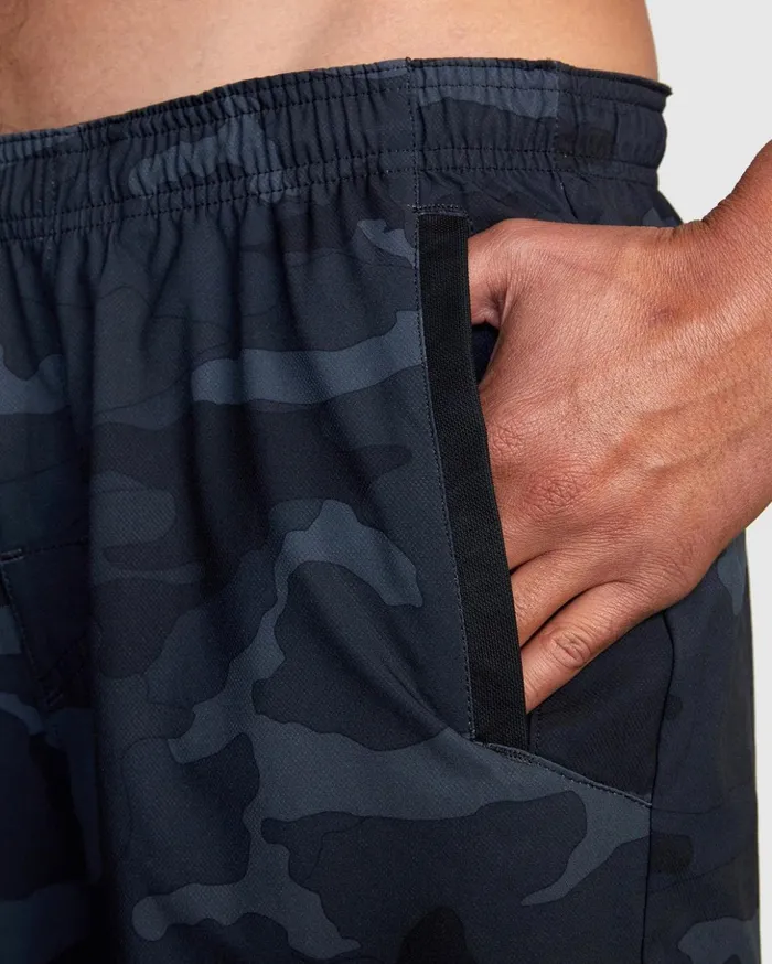 RVCA Athletic Shorts Yogger Stretch Elastic Waist Shorts 17034 Camo 8211 Men RVCA Athletic Shorts Yogger Stretch Elastic Waist Shorts 17034 Camo 8211 Men