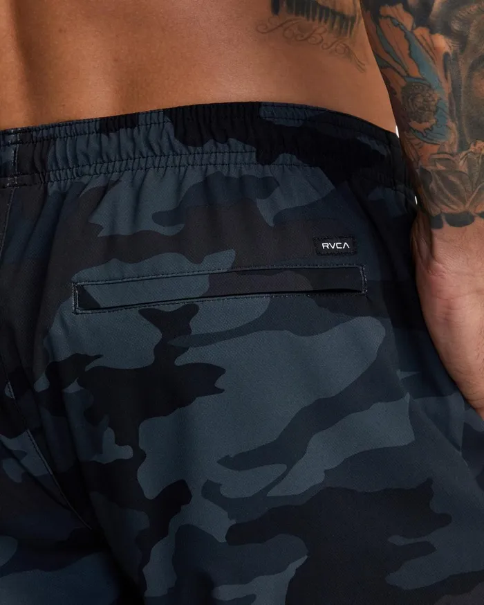 RVCA Athletic Shorts Yogger Stretch Elastic Waist Shorts 17034 Camo 8211 Men RVCA Athletic Shorts Yogger Stretch Elastic Waist Shorts 17034 Camo 8211 Men