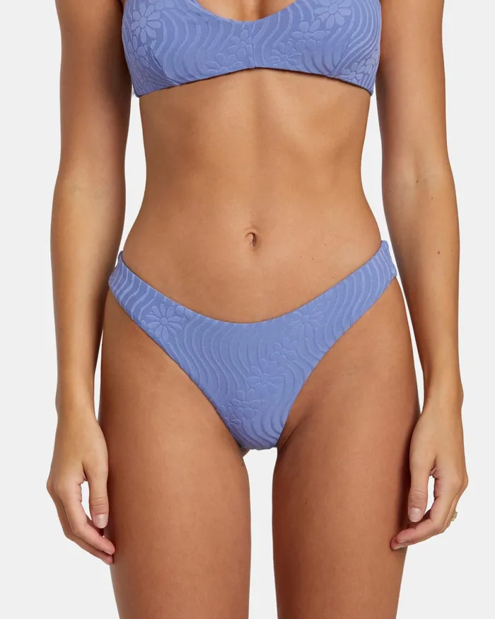 RVCA Bikini Bottoms Dazed Shimmer Cheeky Bikini Bottoms Coast 8211 Women