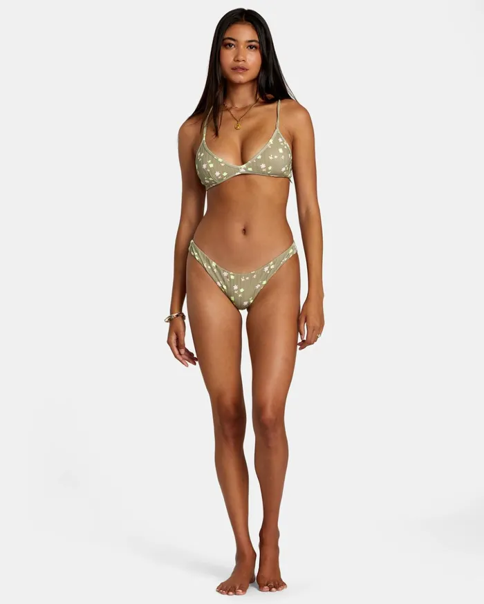 RVCA Bikini Bottoms Decoupage Cheeky Bikini Bottoms Aloe 8211 Women