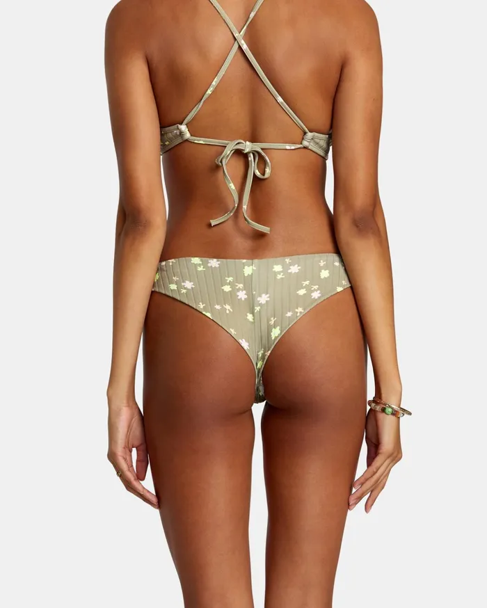 RVCA Bikini Bottoms Decoupage Cheeky Bikini Bottoms Aloe 8211 Women
