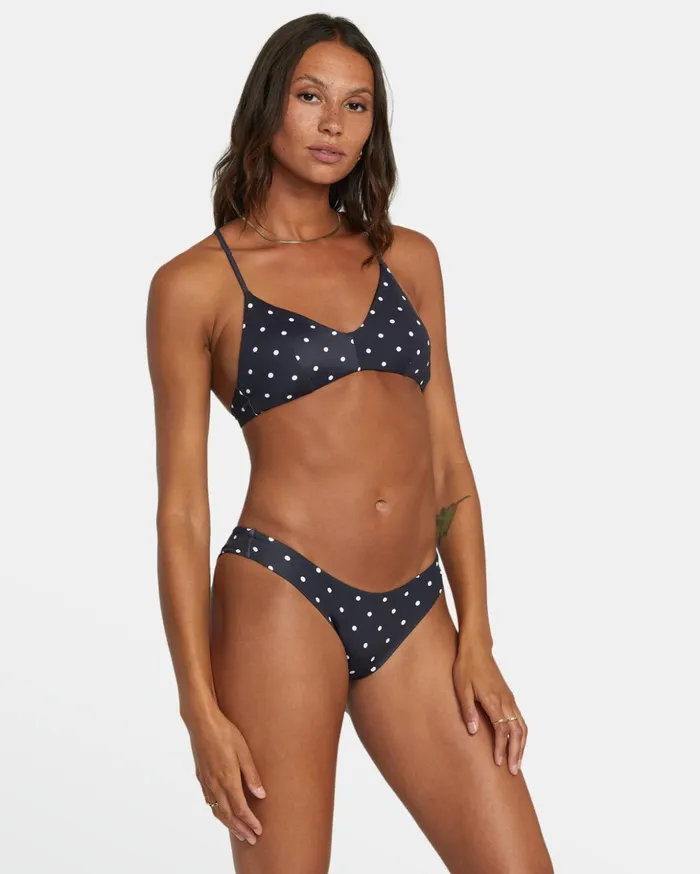 RVCA Bikini Bottoms LowRise Cheeky Hipster Bikini Bottom Blackwhite 8211 Women RVCA Bikini Bottoms LowRise Cheeky Hipster Bikini Bottom Blackwhite 8211 Women
