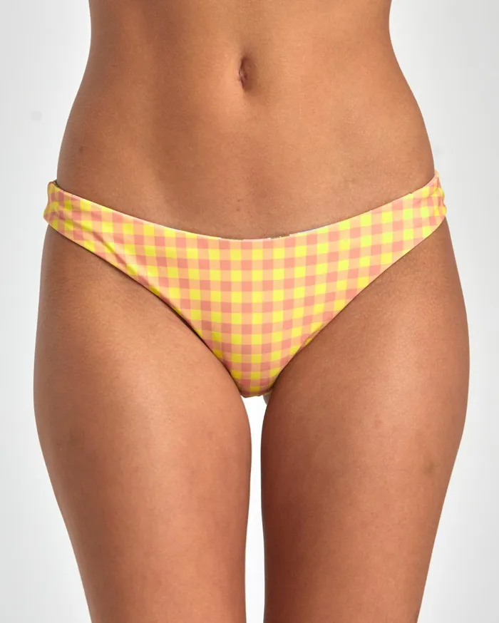 RVCA Bikini Bottoms Sunkissed Reversible Medium Bikini Bottoms Lilikoi 8211 Women