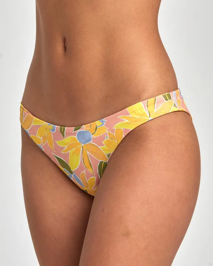 RVCA Bikini Bottoms Sunkissed Reversible Medium Bikini Bottoms Lilikoi 8211 Women