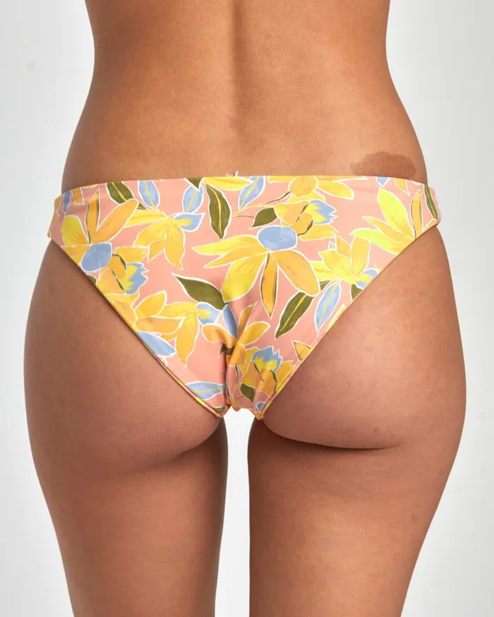 RVCA Bikini Bottoms Sunkissed Reversible Medium Bikini Bottoms Lilikoi 8211 Women