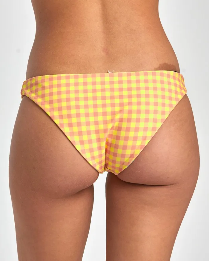 RVCA Bikini Bottoms Sunkissed Reversible Medium Bikini Bottoms Lilikoi 8211 Women
