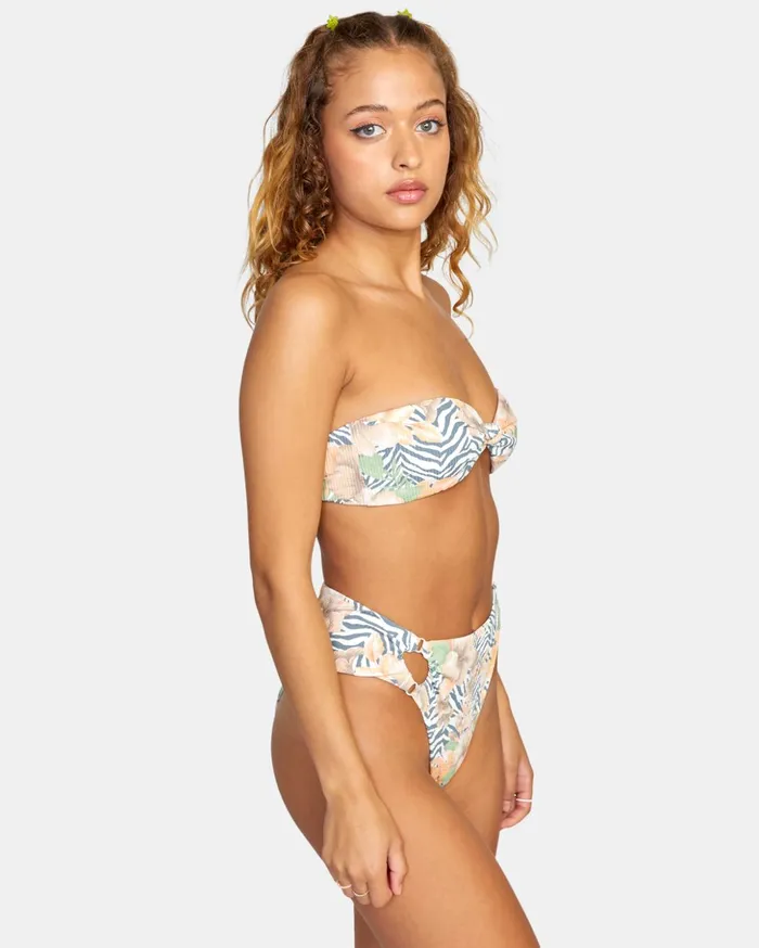 RVCA Bikini Tops Bazaar Bandeau Bikini Top Multi 8211 Women