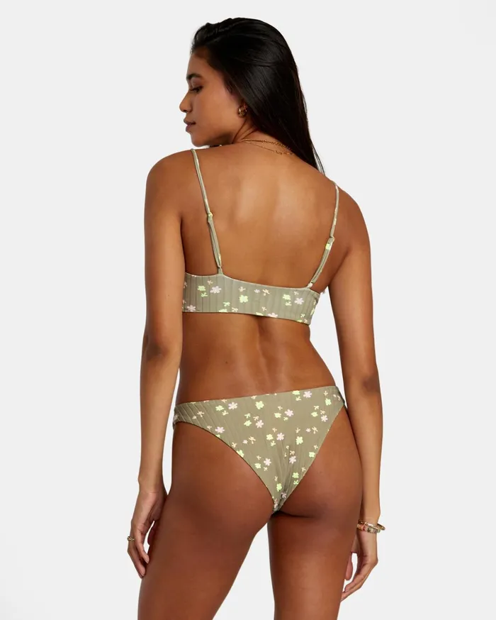 RVCA Bikini Tops Decoupage Crop Bikini Top Aloe 8211 Women