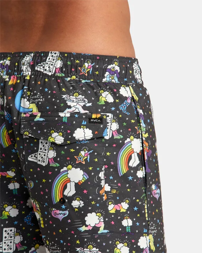 RVCA Boardshorts Jesse Lortz Elastic Boardshorts 17034 Rvca Black 8211 Men