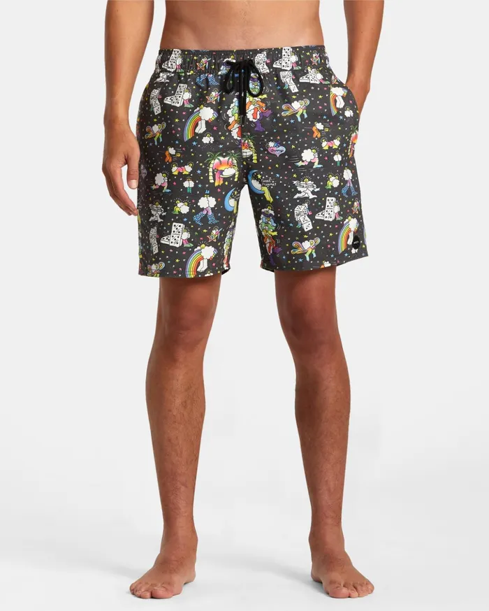 RVCA Boardshorts Jesse Lortz Elastic Boardshorts 17034 Rvca Black 8211 Men