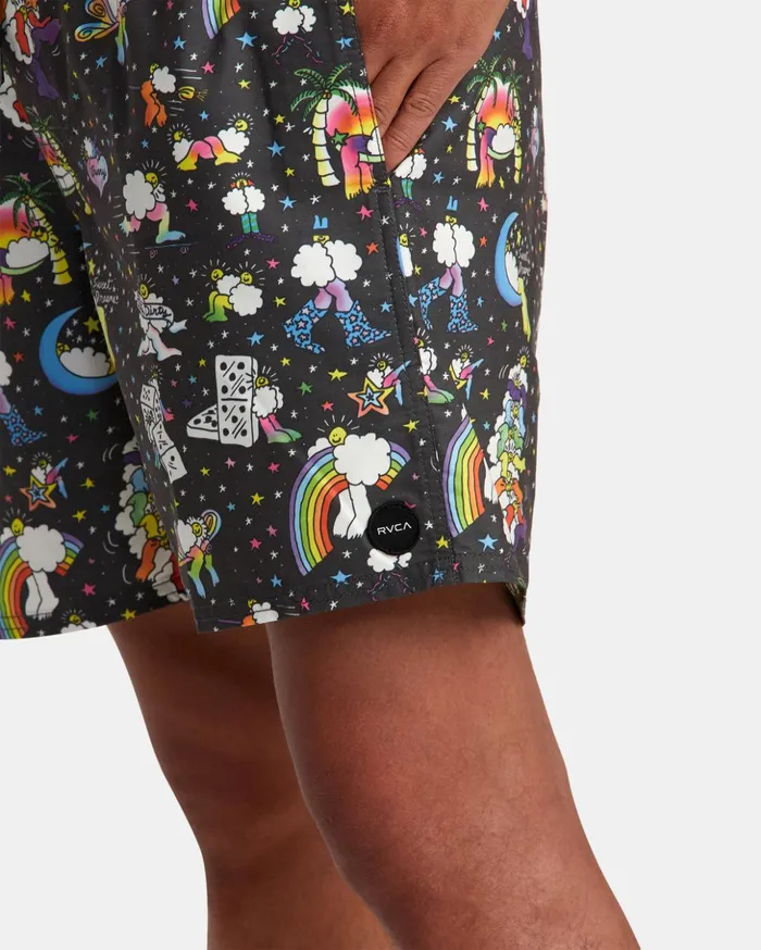 RVCA Boardshorts Jesse Lortz Elastic Boardshorts 17034 Rvca Black 8211 Men
