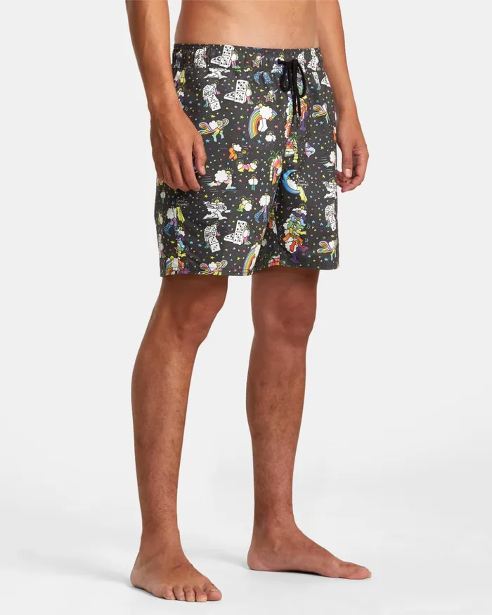 RVCA Boardshorts Jesse Lortz Elastic Boardshorts 17034 Rvca Black 8211 Men