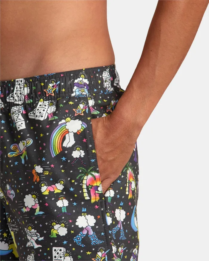 RVCA Boardshorts Jesse Lortz Elastic Boardshorts 17034 Rvca Black 8211 Men