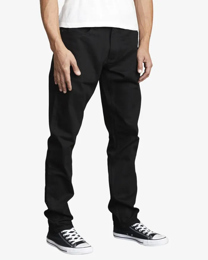 RVCA Denim Daggers Denim Jeans Black Black 8211 Men