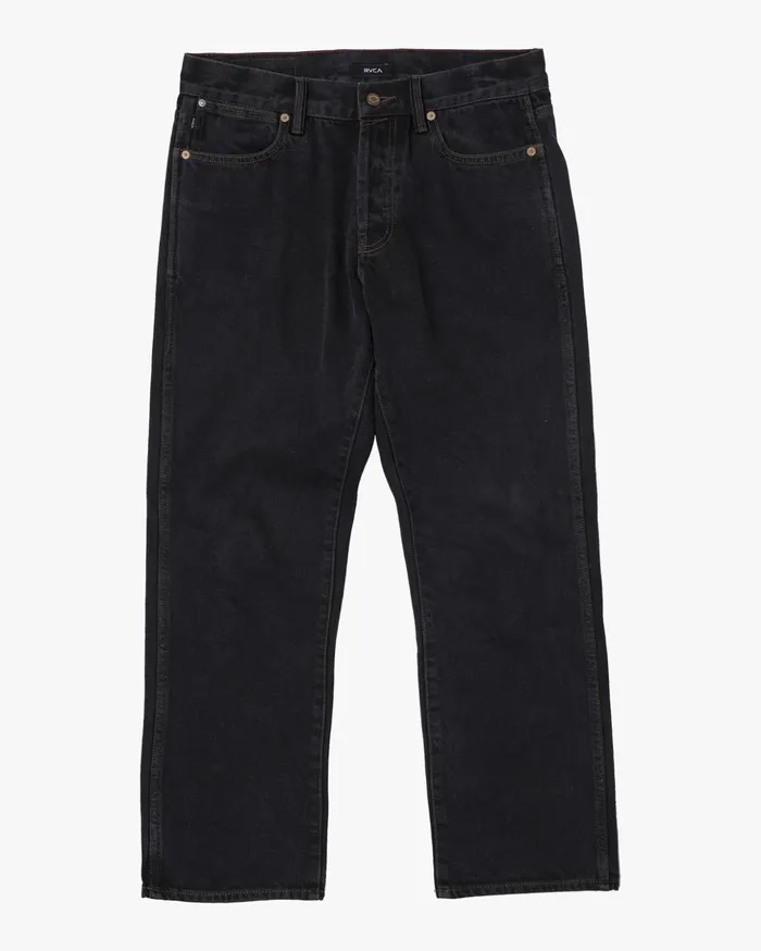 RVCA Denim New Dawn Straight Fit Denim Jeans Vintage Black 8211 Men