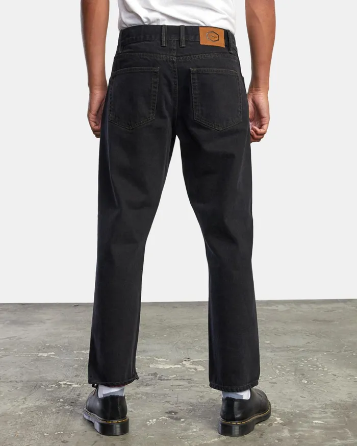 RVCA Denim New Dawn Straight Fit Denim Jeans Vintage Black 8211 Men