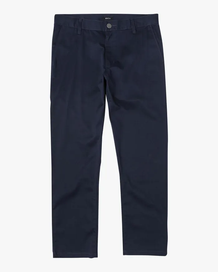 RVCA Denim Pants Boy039s Weekday Stretch Straight Fit Pants Navy Marine 8211 Boys