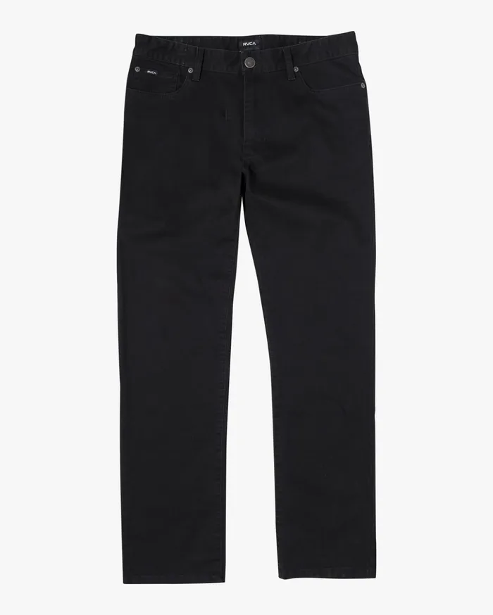 RVCA Denim Weekend Straight Fit Jeans Black Overdye 8211 Men