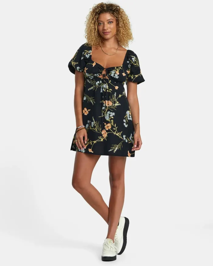 RVCA Dresses Rompers Sweet Talk Mini Dress Rvca Black 8211 Women