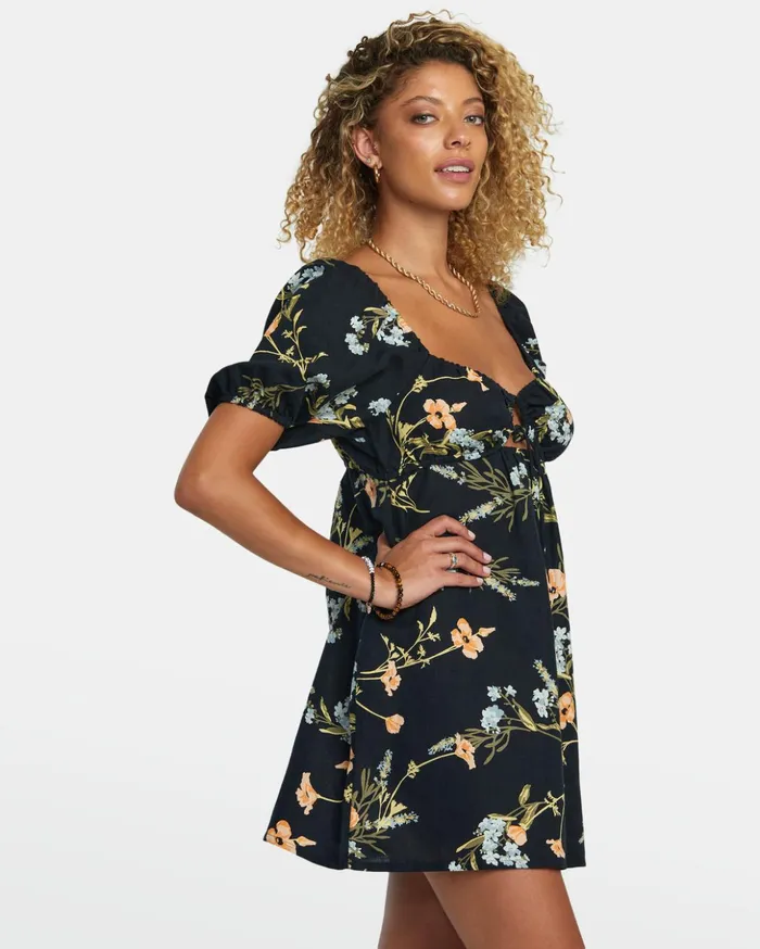 RVCA Dresses Rompers Sweet Talk Mini Dress Rvca Black 8211 Women