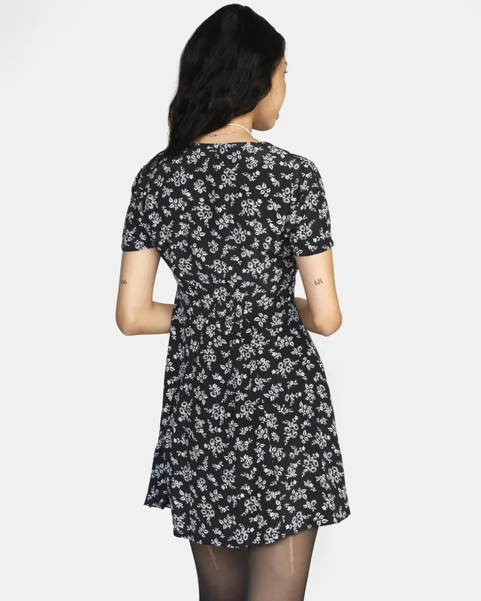 RVCA Dresses Rompers Understated Mini Dress Black 8211 Women