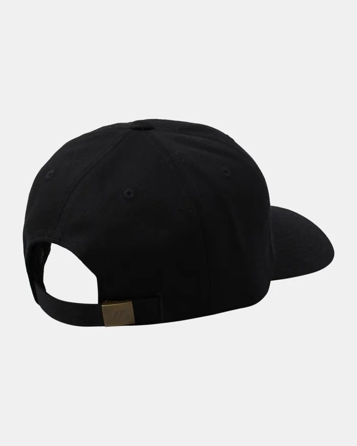 RVCA Hats Beanies ANP Daily Claspback Hat Black 8211 Men