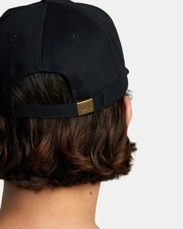 RVCA Hats Beanies ANP Daily Claspback Hat Black 8211 Men
