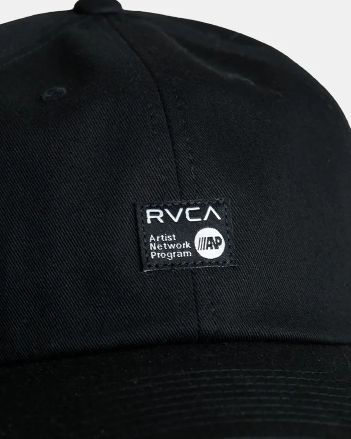 RVCA Hats Beanies ANP Daily Claspback Hat Black 8211 Men